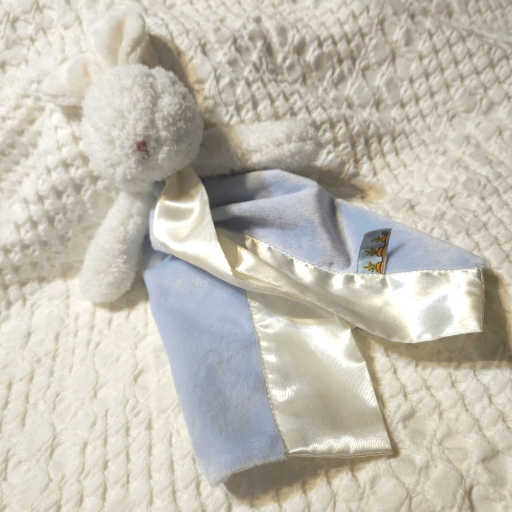 Bunnies By The Bay Buddy Blanket Blue